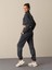 Kadın Antrasit Oversize Sweat Pantolon 5