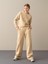 Kadın Bej Regular Fit Sweat Pantolon 2