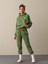 Kadın Yeşil Basic Sweat Pantolon 1
