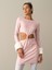 Kadın Pembe Slim Fit Ekose Mini Elbise 3