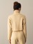 Kadın Bej Oversize Crop 4