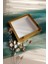 25X25 cm 7 cm Gold Pleksili Derin Gül Kutusu Anı Çerçevesi! Üsten Açılır Pleksi Cam! 1
