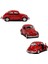Vosvos Beetle Çek Bırak Metal Oyuncak Araba 12 cm Kırmızı 1