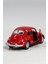 Vosvos Beetle Çek Bırak Metal Oyuncak Araba 12 cm Kırmızı 4