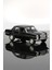 Mercedes Benz 220 Siyah Çek Bırak Metal Model Oyuncak Araba 11 cm 1