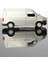 Volkswagen Transporter T6 Van Gri Çek Bırak Metal Model Oyuncak Araba 12 cm 3