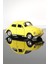 Volkswagen Beetle Sarı Çek Bırak Metal Model Oyuncak Araba 12 cm 1