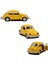Vosvos Beetle Çek Bırak Metal Oyuncak Araba 12 cm Sarı 1
