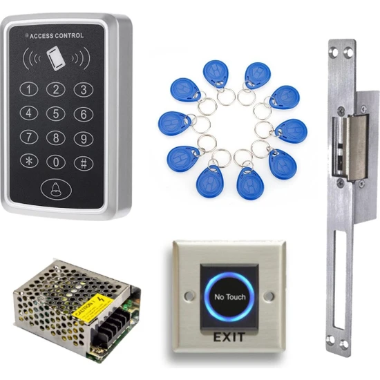 Sonex RFID No Touch Şifreli Kapı Kilidi + Proximity Tag + Adaptör + Dil Kilit