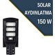 Lexron 150W IP65 Solar Güneş Enerjili Bahçe ve Sokak Lambası