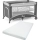 Gulz Raftel Oyun Parkı Bebek Beşik 70X120 cm + Pamuk Yatak