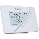 E.C.A. E.C.A Eca Poly Touch 400W Kablosuz Oda Termostatı Beyaz Dijital Kontrol Paneli ile Yüksek Performans