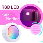 C9 RGB Mıknatıslı Dokunmatik LED Atmosfer Lamba RGB Farklı Modlar ile Kullanım Kolaylığı