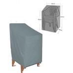 CoverPlus Su Geçirmez Gri Bahçe Sandalyesi Koruma Örtüsü Sandalye Kılıfı 120x70x64 cm