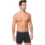 Seher Yıldızı Seher Yıldız Erkek Likralı Boxer Külot 6'lı Paket Siyah Desenli Rahat Kullanım İçin