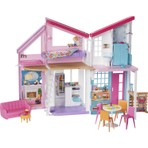 Barbie 'nin Malibu Evi, Dönüşüm Özellikli, 25'ten Fazla Parçalı ve 2 Katlı Bebek Evi FXG57