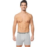 Seher Yıldız 6'lı Paket Erkek Likralı Elastan Boxer Külot Siyah