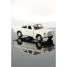 Toyaş Mercedes Benz 220 Beyaz Çek Bırak Metal Model Oyuncak Araba 11 cm