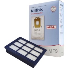 MFS Nilfisk Select Comfort Allergy uyumlu 4’lü Toz Torbası ve Hepa Filtre