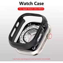 Mi7a Apple Watch Ultra 49MM Kasa Koruyucu Kılıf Anti-Scratch Sert Pc Slim ( Ön Kısımaçık )