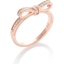 Celikchi Kadın Bakır Renk Parmak Aksesuarı Gümüş Yüzük