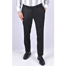 Fazlı Şahin 5134 Stilgabardin Slimfit  Kumaş Pantolon/siyah/44
