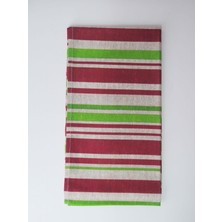 Renkli Çizgili Pamuklu Runner 40 x 150 cm