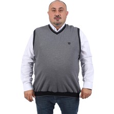 Starbattal Büyük Beden Tüylenmez Süveter 22795-ANTRASIT