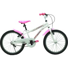 Belderia Tec Angel 20" Jant Vitessiz V-Fren Beyaz Çocuk Bisikleti