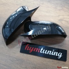 HYM Tuning Ford Focus 3 Yarasa Ayna Kapağı - Parlak Siyah Abs Plastik