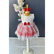 Nk Kids Saç Bantlı Dantelli Bebek Elbise PNPN136