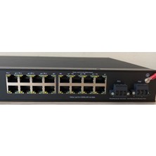 Scodeno 16 Port Bakır 16*10/100/1000 12GBPORT Fiber Girişli 28 Port Endütriyelyönetilebilirpoeswitch