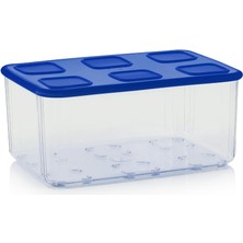 Tupperware Şeffaf Kap 2.53L Lacivert