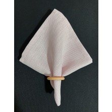 Zeren Home Keten Görünümlü Simli Dertsiz Servis Peçetesi  40 x 40 cm 6 Adet
