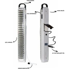 Ceka Şarjlı Işıldak 60 LED'li