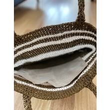 Atalente Store White Stripe Bag