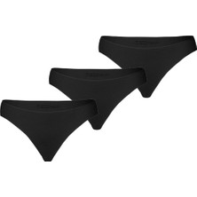 Blackspade Black Spade 1574 Essential 3'lü Paket Kadın Külot Siyah