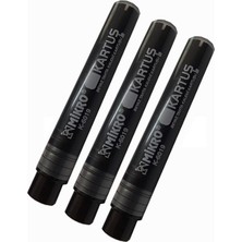 Mikro Siyah Tahta Kalemi Kartuşu 3 Adet Beyaz Tahta Kalemi Mürekkep Kartuşu Siyah