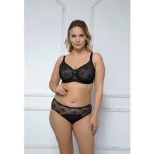 Moonlight 2131 Full Dantelli Toparlayıcı Sütyen Siyah