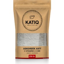 KATIQ Askorbik Asit (C Vitamini) (Tanecik:Orta) E 300 250 gr