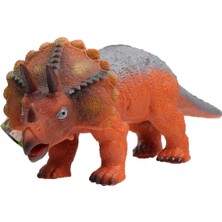 Toyaş 30CM Sesli Soft Achelousaurus Dinozor Figür Oyuncak