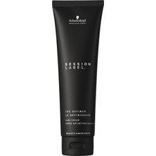 Schwarzkopf Session Label Bukleli ve Dalgalı Saçlar Için Belirginleştirici Vegan Saç Kremi 150ML