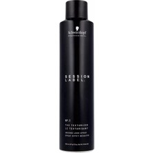 Schwarzkopf Session Label The Texturizer No.1 Doku Verici Hacim Veren Belirginleştirici Mat Saç Spreyi 300ML