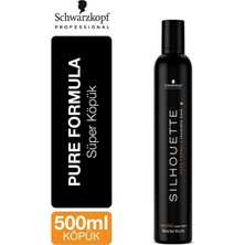 Schwarzkopf Silhouette Super Strong Hold All Day Long Hair Mousse 500 ml