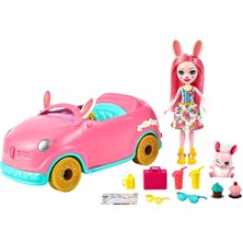 Mattel HCF85 Enchantimals Tavşancık Araba