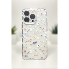 3gen Case İphone 13 Pro Max Kılıf Desenli Şeffaf Silikon Kılıf - sweet plants