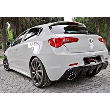 Nam Tuning Alfa Romeo Giulietta Arka Tampon Eki Difüzör Sol Tekli Çıkış