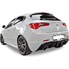 Nam Tuning Alfa Romeo Giulietta Arka Tampon Eki Difüzör Sol Tekli Çıkış