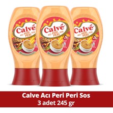 Calve Sos Acı Peri Peri Hafif Orta Acı 245 G X3 Adet