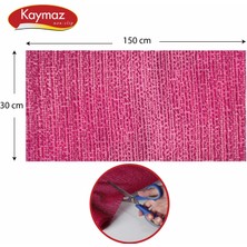 Fantastik Kaymaz Halı Kaydırmaz Raf Dolap Çekmece Düzenleyici 30 x 150 cm Yıkanabilir Temizlenebilir Bordo